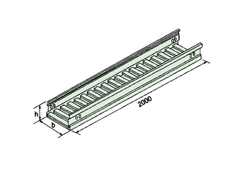 trough type collecting birdge frame